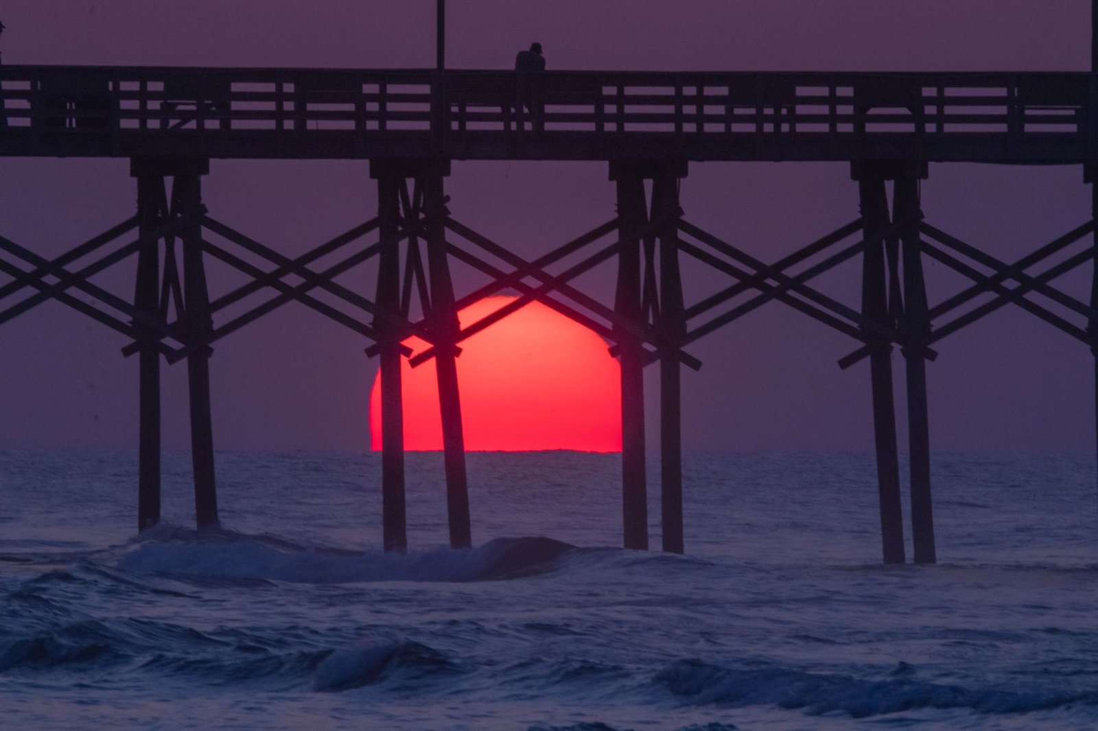 Sunset at the pier