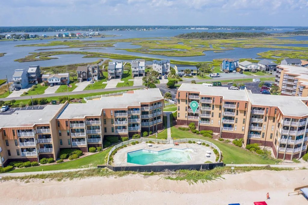 Topsail Dunes Aerial - Unit 3114